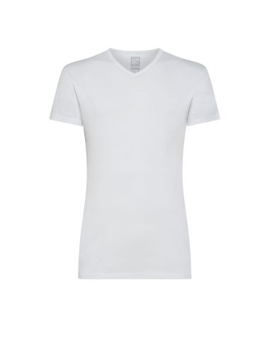 Alan Red V-Shirt Organic Vancouver 2Pack White