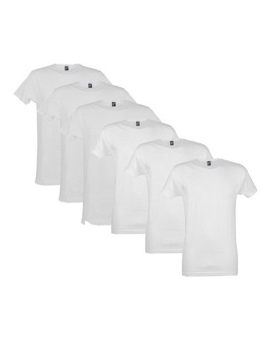 Alan Red T-Shirt Derby 6 Pack Bianca