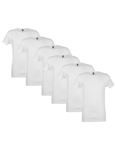 Alan Red T-Shirt Vermont 6Pack Bianca