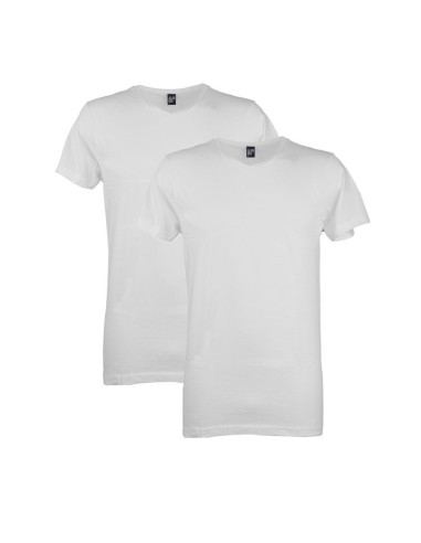 Alan Red V-Shirt West Virginia 2Pack Blanca