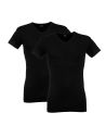 Alan Red V-Neck Shirt Oklahoma 2Pack Black